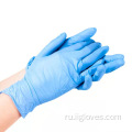 Синие черные виниловые нитриловые перчатки синтетические перчатки